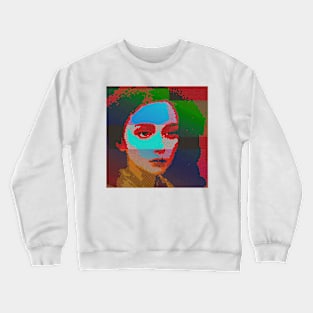 UGLY - Glitch Aesthetic Retro Pixel Face Crewneck Sweatshirt